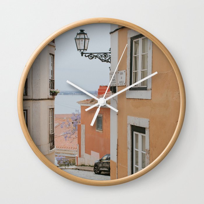 Pastel Corner Wall Clock