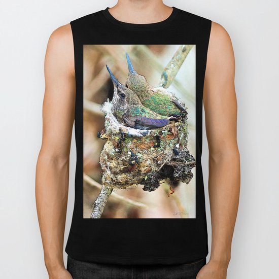 The Hummingbird Nest. © J&S Montague. Biker Tank