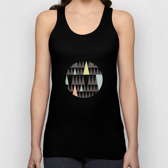 Triangle pattern Unisex Tank Top