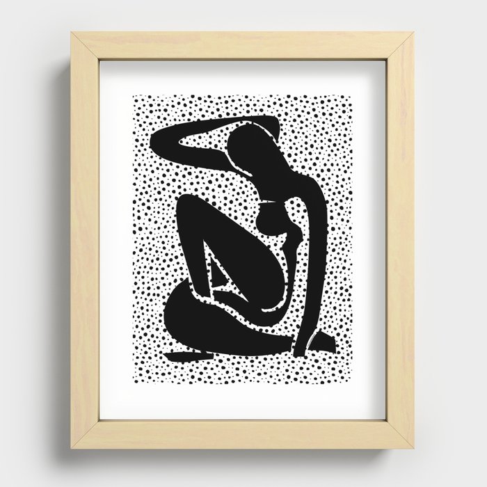 Matisse - Blue Nude II Recessed Framed Print