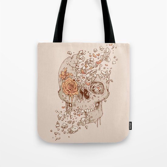 Disintegrate (A Violent Decay): The Fragile Intensity of Existence Tote Bag