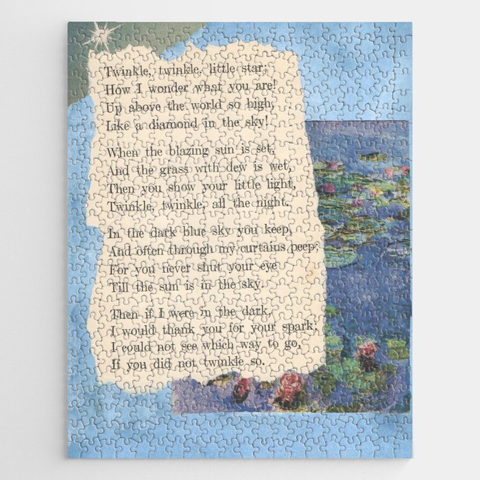 Twinkle Twinkle Watercolour Collage Jigsaw Puzzle