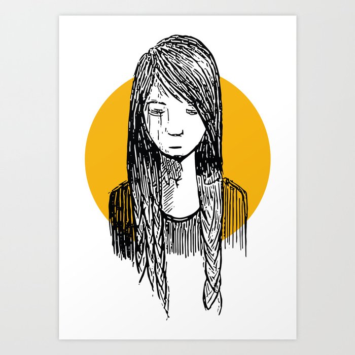 Introverted Art Print