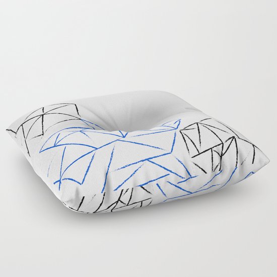 Astoria Grey Floor Pillow