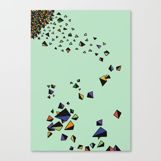 Triangles Canvas Print