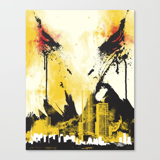 Eagle Eye Watching Canvas Print