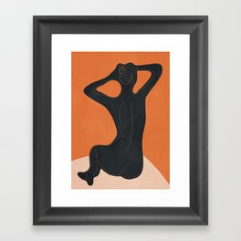 Abstract Nude I Framed Art Print