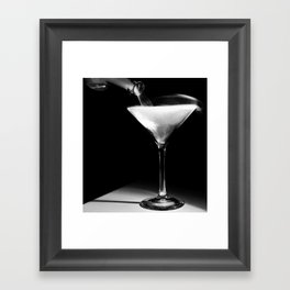 Vapor Martini Framed Art Print