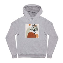 Soft Shapes I Hoody | Curated, Sun, Summer, Geometry, Line, Circle, Art, Abstract, Artwork, Balance 