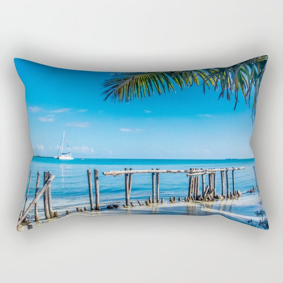 From Under the Palms Rectangular Pillow