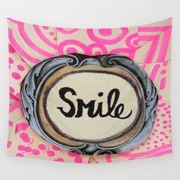 3 second smile Wall Tapestry