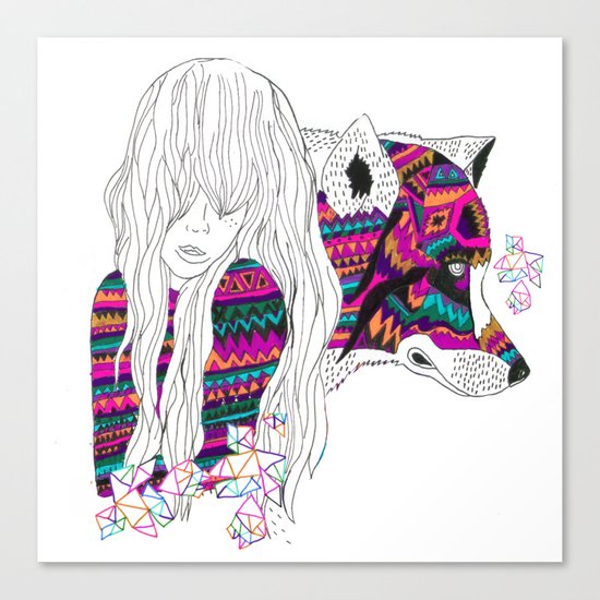 ▲SHE-WOLF▲ Canvas Print