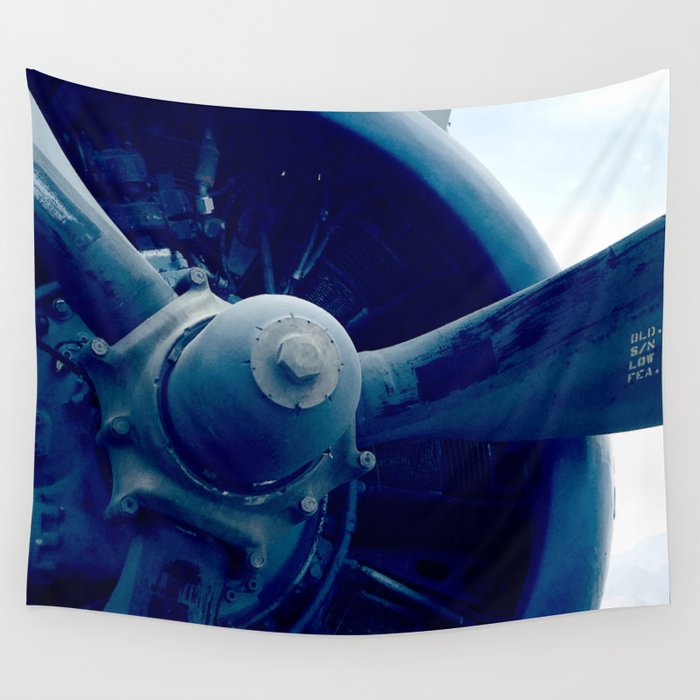 Hamilton Standard Traditional Metal WW 2 Airplane Propeller Wall Tapestry