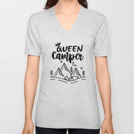 Queen camper V Neck T Shirt