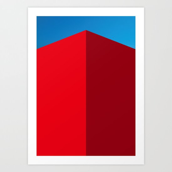 The edge Art Print