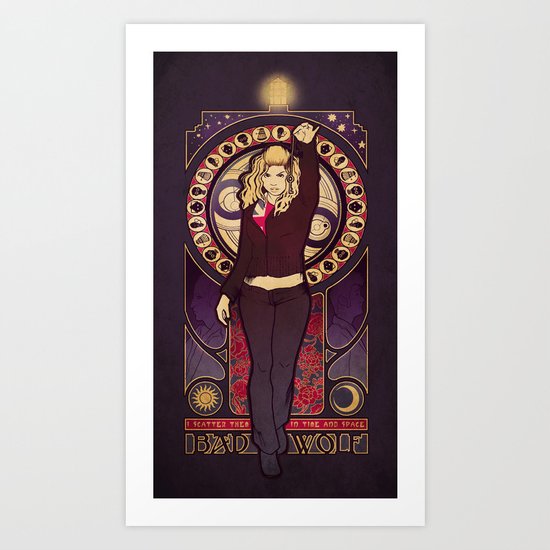 Bad Wolf Art Print