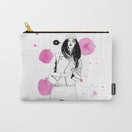 I am a girl Carry-All Pouch