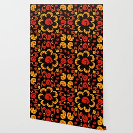 Khokhloma Wallpaper Society6