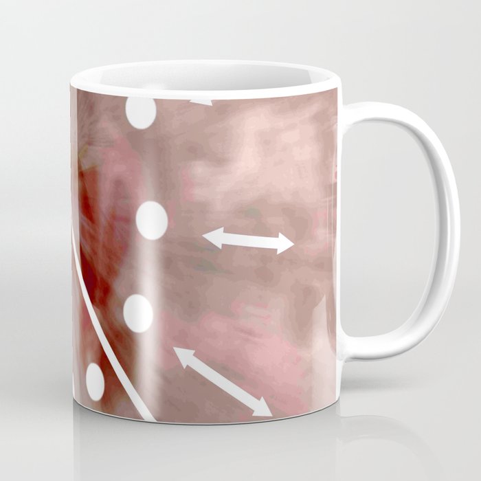 Line and pink Coffee Mug