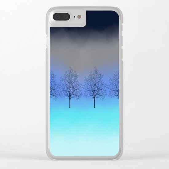 Abstract trees Clear iPhone Case