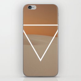 Triangle desert dune iPhone Skin