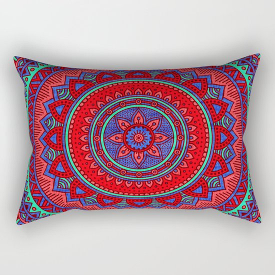 Hippie mandala 60 Rectangular Pillow
