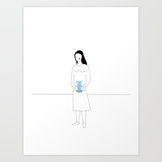 KÆRESTEPAR - Emma Art Print