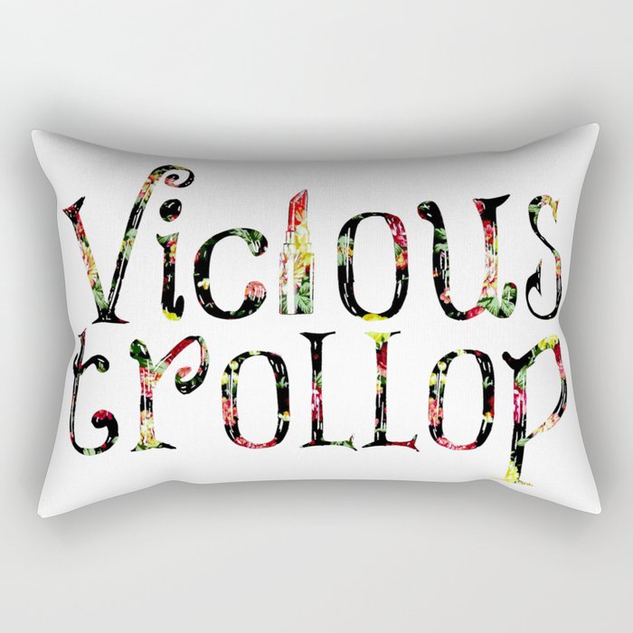 Vicious Trollop Rectangular Pillow