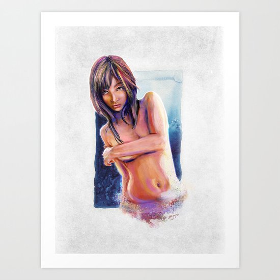 Lady in Waiting Art Print