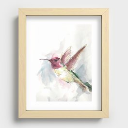 Hummingbird Recessed Framed Print