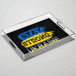 Stay Strong Ukraine Acrylic Tray