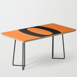 Number 0 (Black & Orange) Coffee Table