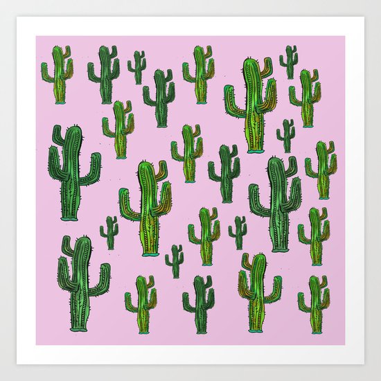 CACTUS DANCE Art Print