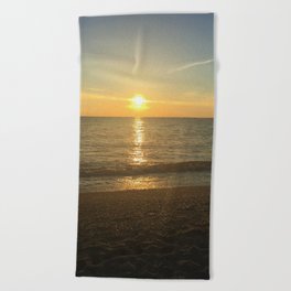 Sunset on the Beach Beach Towel