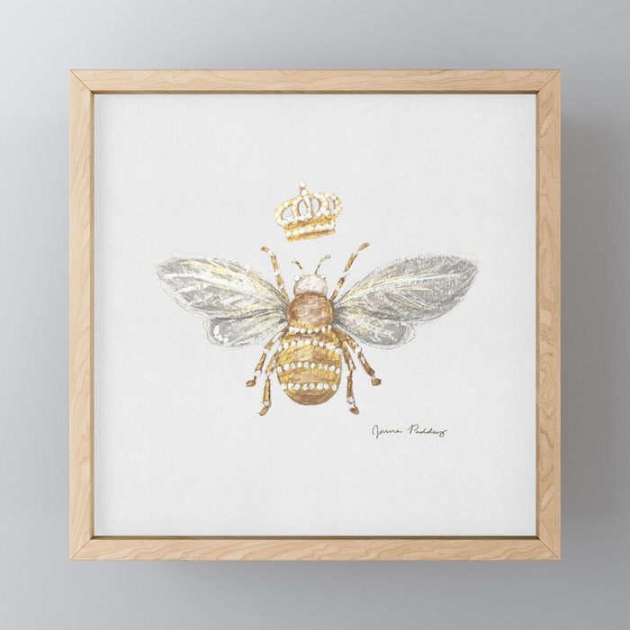 Queen Bee Framed Mini Art Print