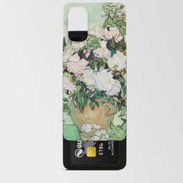 Impressionist Roses (1890) by Vincent Van Gogh Android Card Case