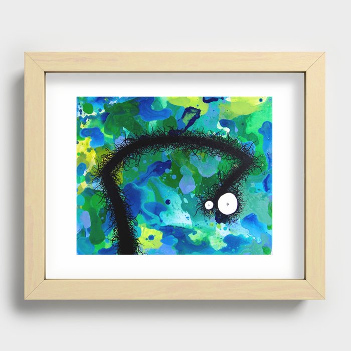 The Creatures From The Drain painting 42 Recessed Framed Print