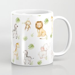 Safari Animals Baby Nursery Kids Coffee Mug