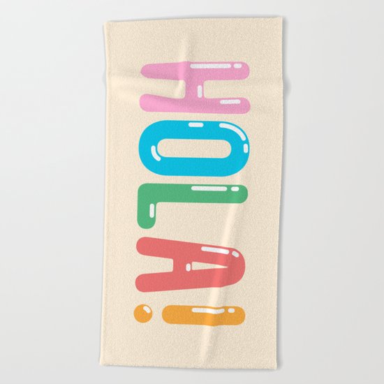 Hola! Beach Towel