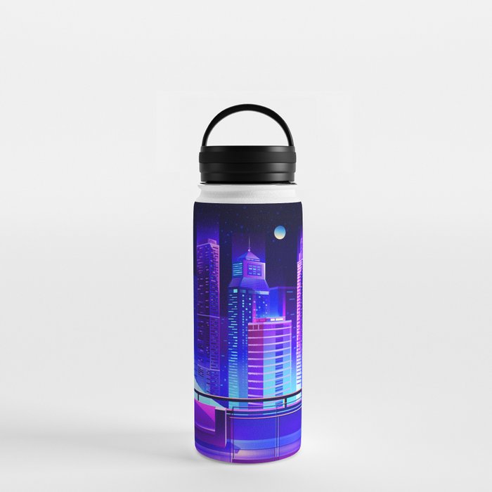 18 oz. Personalized Neon Reusable BPA-Free Plastic Water Bottles