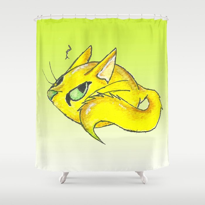 Sourpuss Shower Curtain By Kristenokeefeart Society6 Sourpuss Shower Curtain