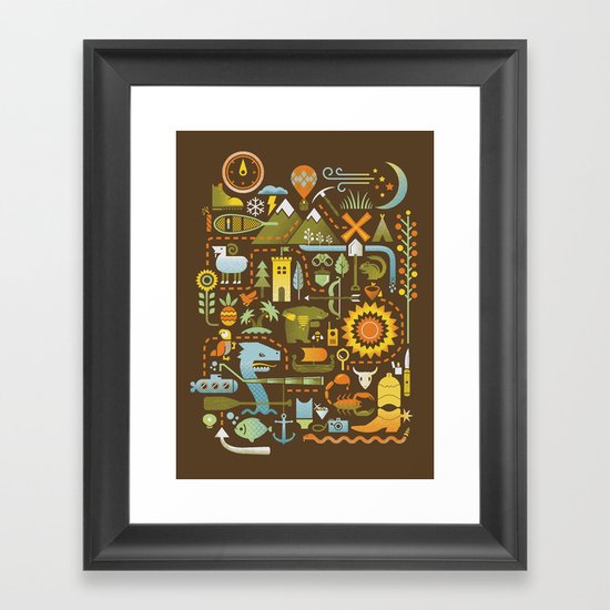 Treasure Chest Framed Art Print