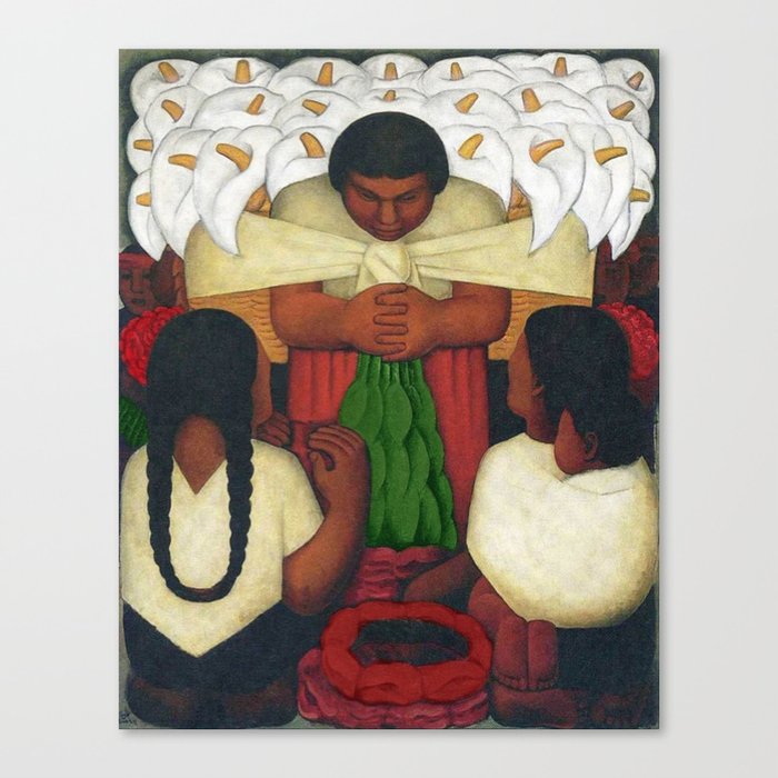 Calla Lilies in white Flower Vendor at the Flower Festival floral