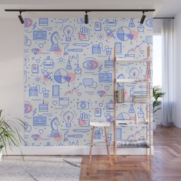 The fans pattern Wall Mural