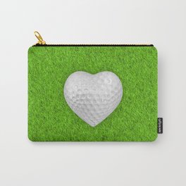 Golf ball heart / 3D render of heart shaped golf ball Carry-All Pouch