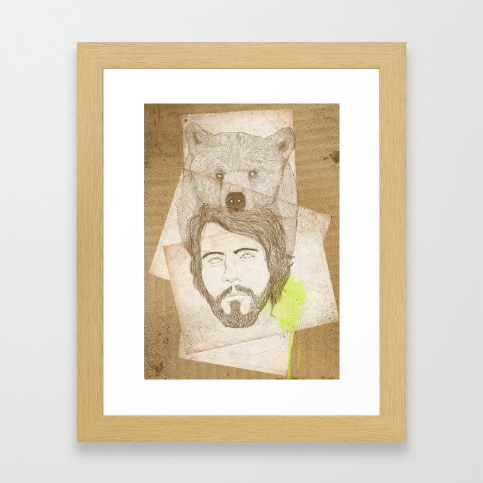 mr.bear-d Framed Art Print