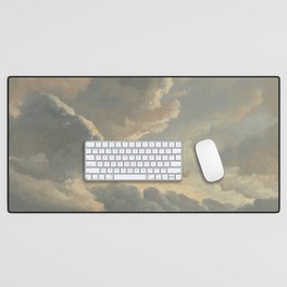 Study of Clouds with a Sunset near Rome Desk Mat