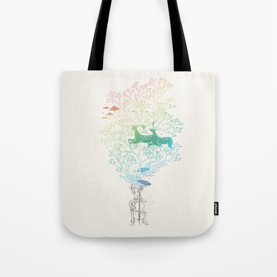 The Cellist Tote Bag