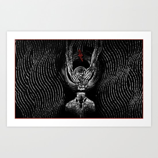 "Afraid of Heights" by Matthew Vidalis Art Print
