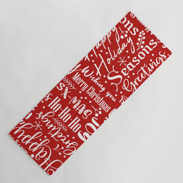 Christmas Pattern Yoga Mat